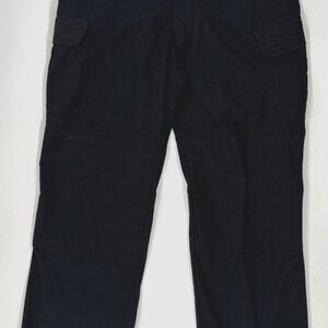 5.11 Tactical Pants Mens 40x30 Black Ripstop Adjustable Waist Cargo Utility 511